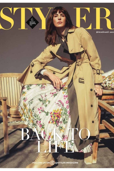 Anca Tiribeja cover and editorial STYLER Magazine Spring 2022 